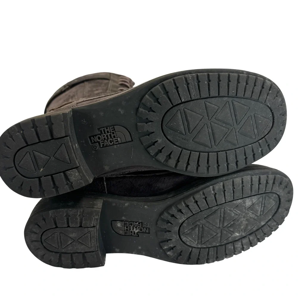 The North Face Ballard Lace II Suede Waterproof‎ Primaloft Boots Grey Women 6.5